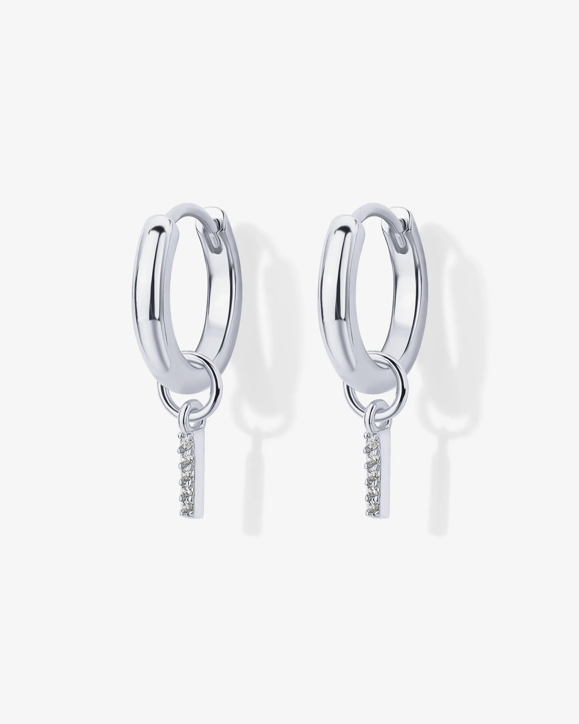 Mix and Match Huggie and Pearl Charm Set