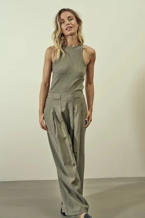 Mos Mosh Thea Eden Pant in Dusty Olive 162930