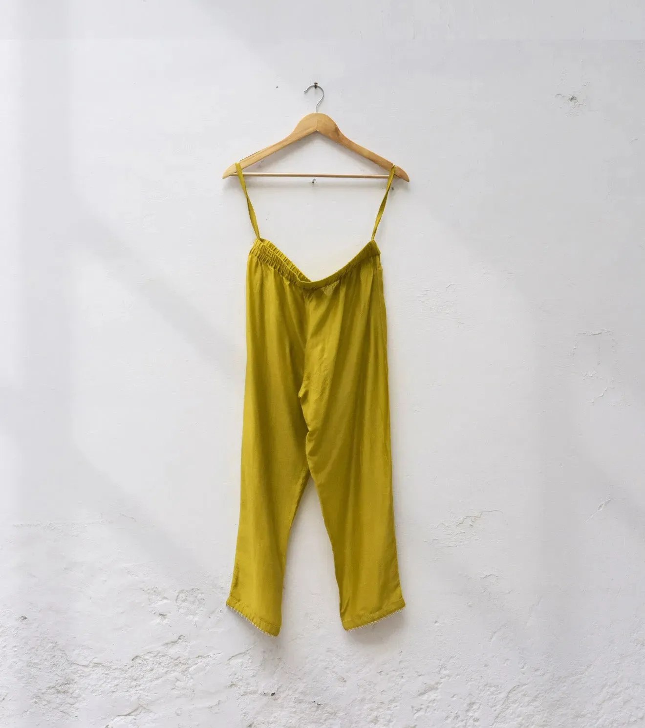 Mustard slim pants