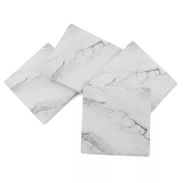 New Thirstystone 4-pc. Moonlight Marble Coaster Set