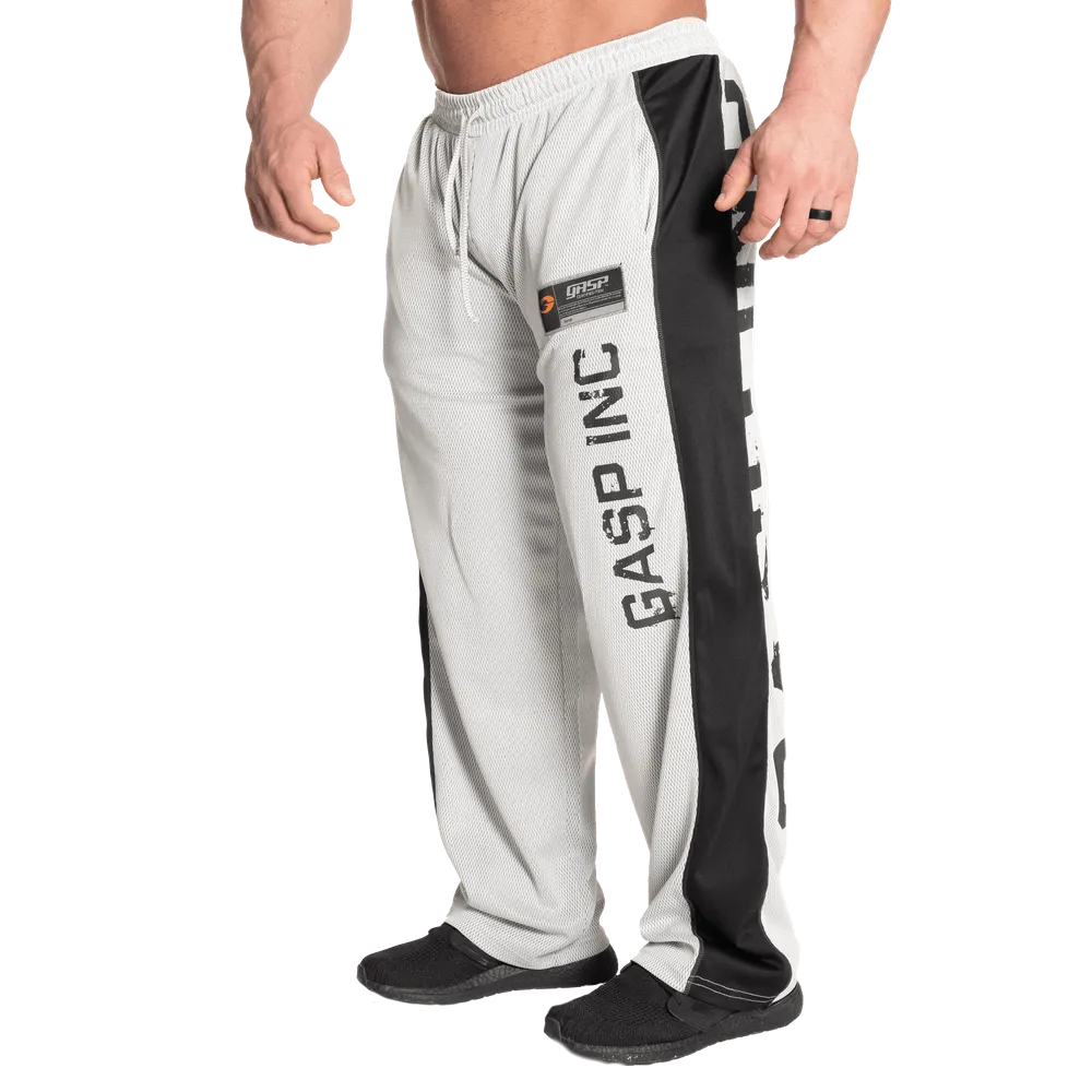 No1 Mesh Pant, White/Grey