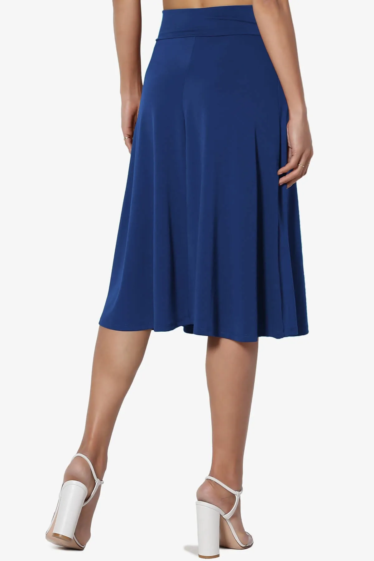 Nolan Stretch Flared Knee Skirt MORE COLORS