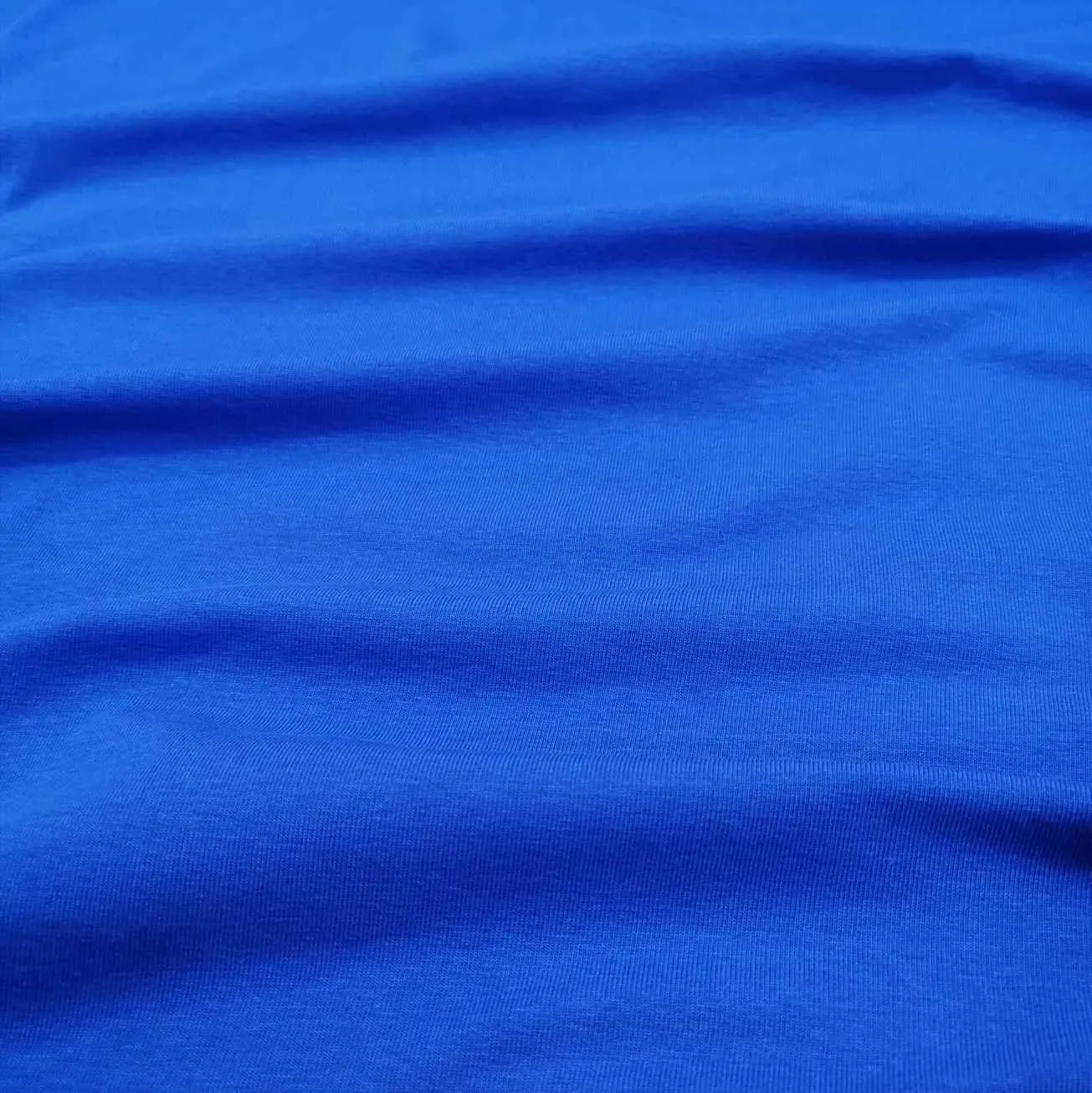 Organic Cotton Jersey, Cobalt