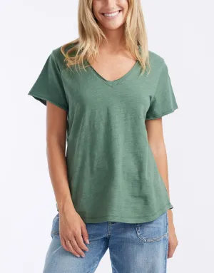 Original V Neck T-Shirt - Thyme