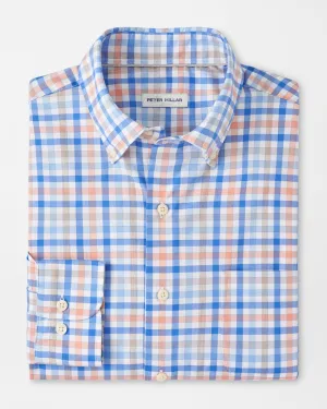 ORIN COTTON-STRETCH SHIRT - PARADISE ORANGE