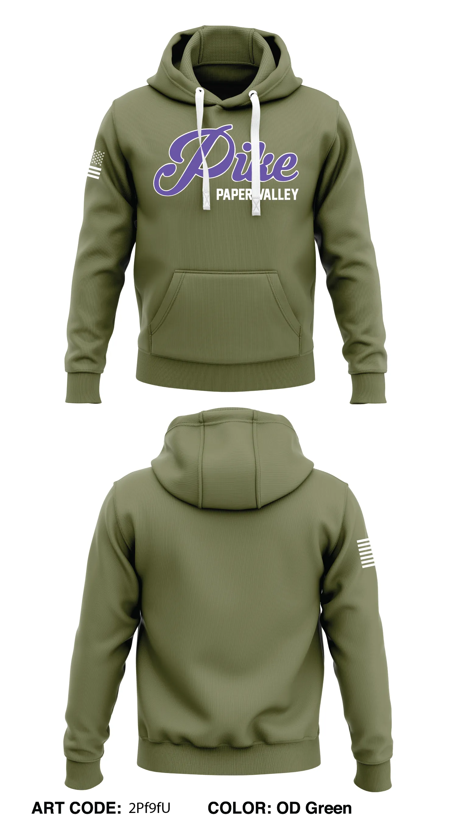 Paper Valley Pike Store 1  Core Men's Hooded Performance Sweatshirt - 2Pf9fU