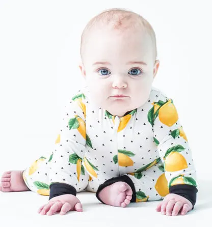 Peregrine Kidswear Lemons Premium Footless Sleeper