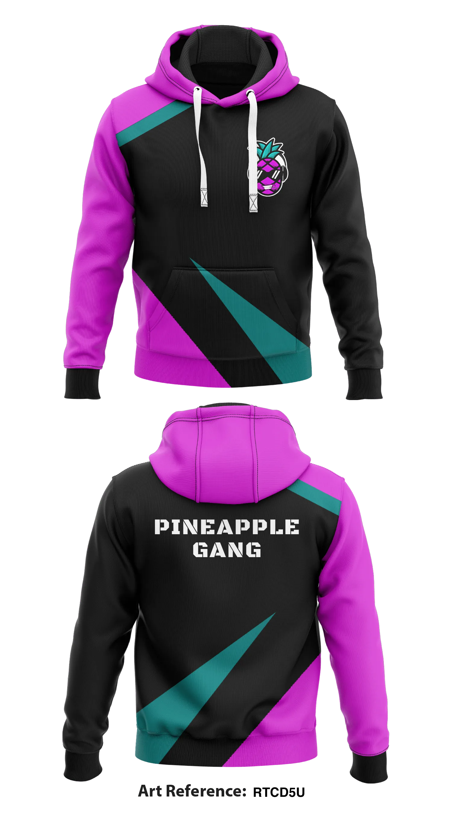 PineAppleGang Store 1 Core Men's Hooded Performance Sweatshirt - rTcD5U