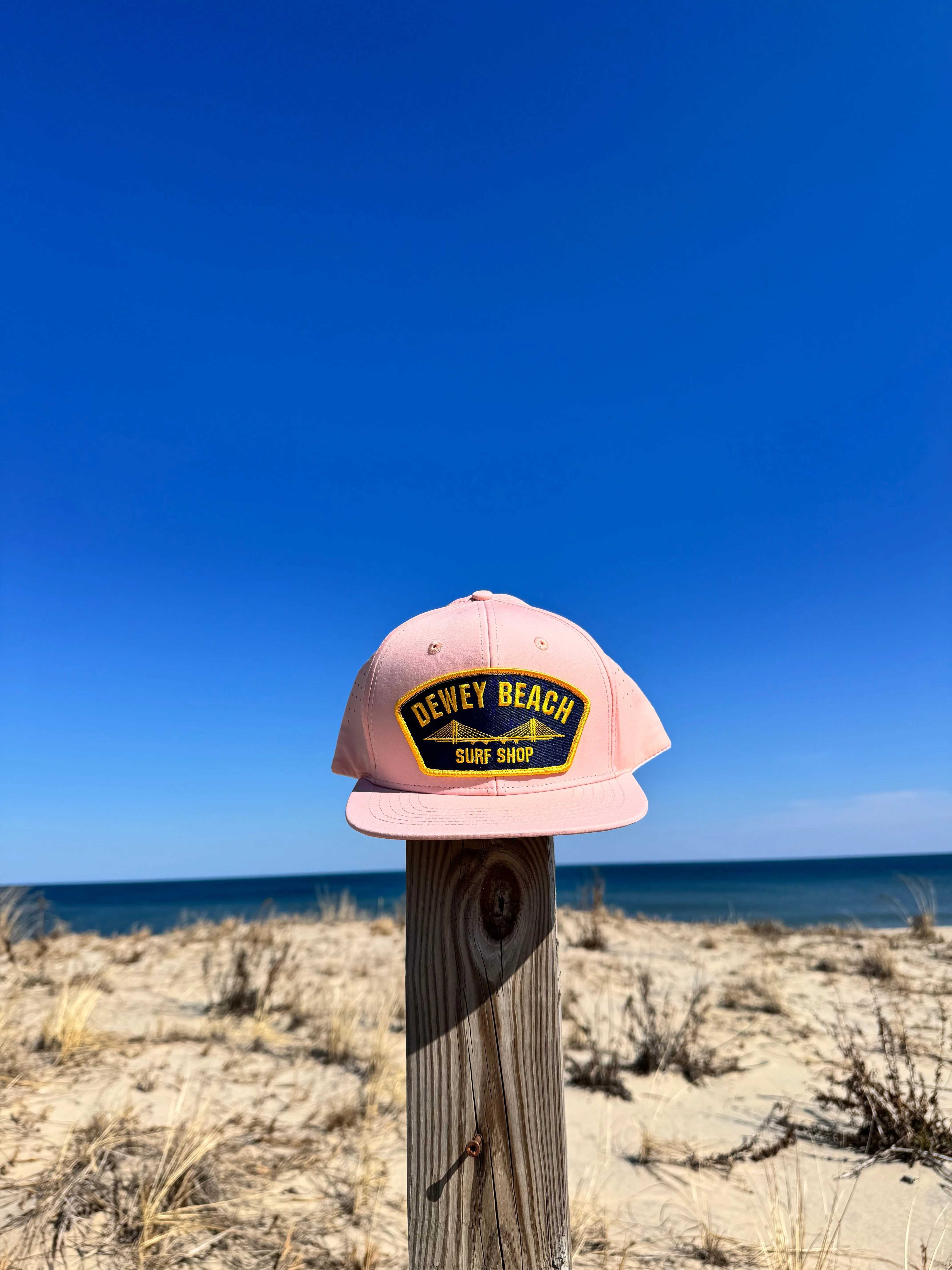 Pink Full Custom Bridge Hat
