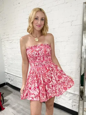 Pink Petals Romper
