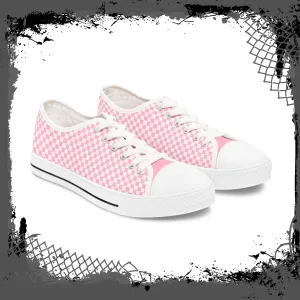 PNK Women's Checkered Low Tops