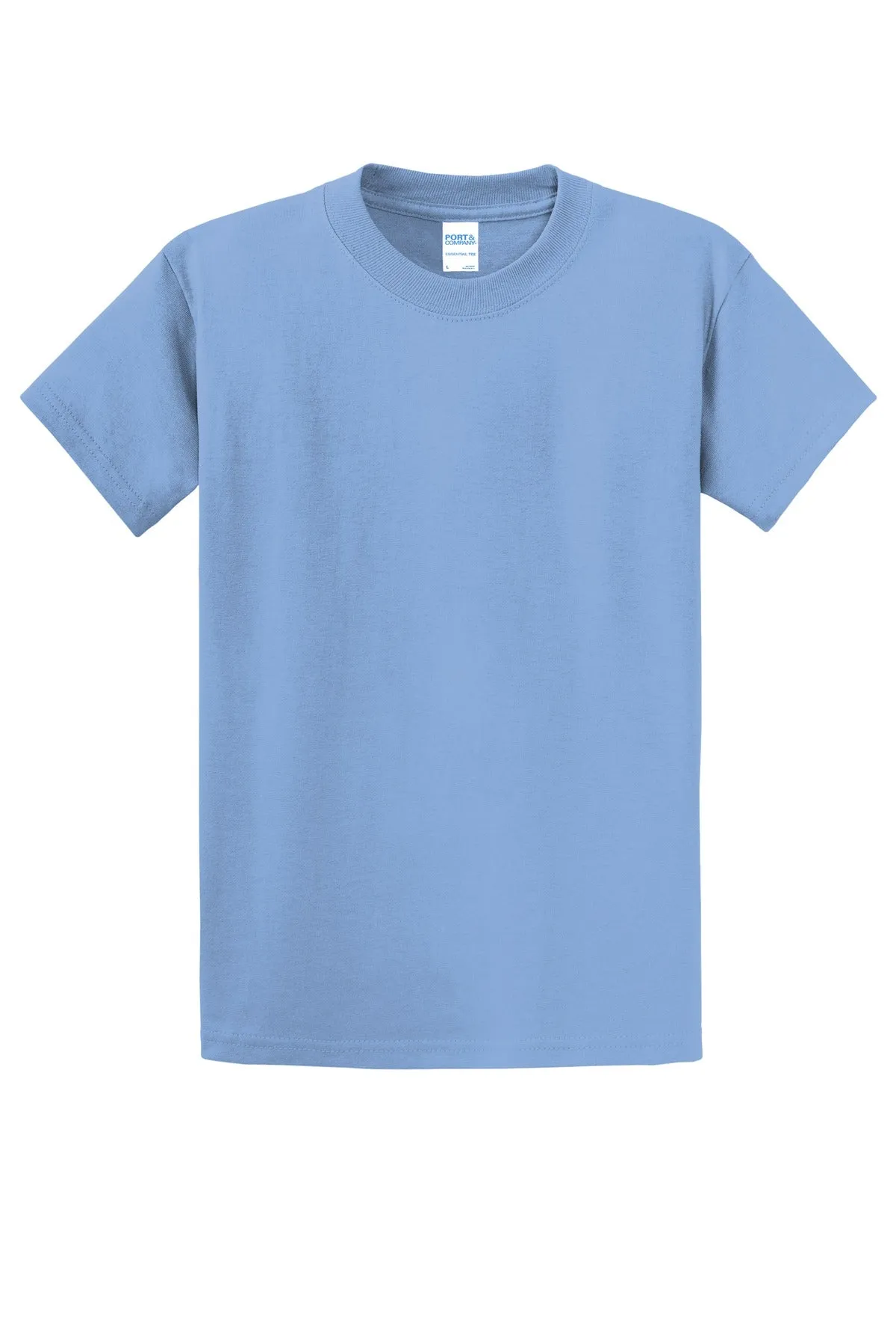 Port & Company Essential Tee. PC61 Light Blue