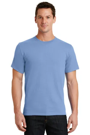 Port & Company Essential Tee. PC61 Light Blue
