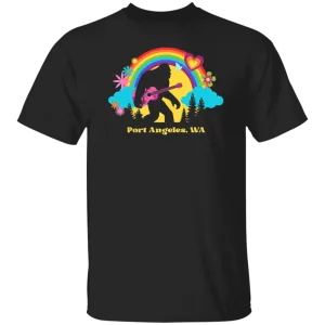 Port Angeles Flower Power Sasquatch T-Shirt