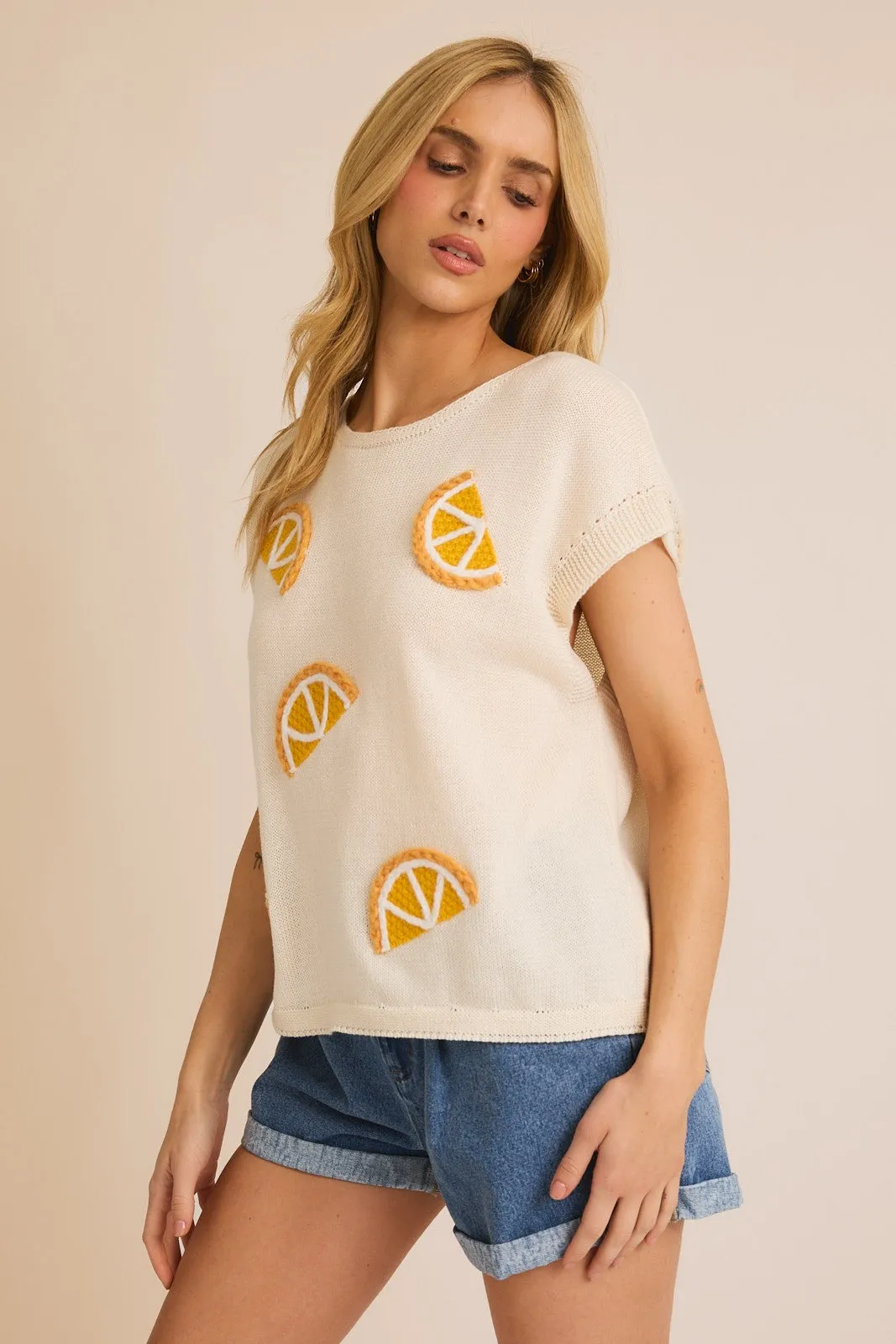 PRE- ORDER Zesty Knit Top