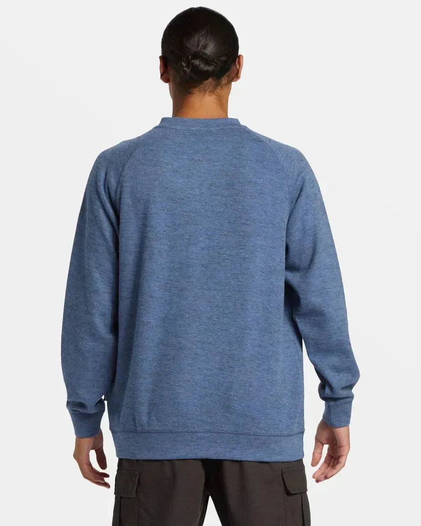 Quiksilver Men's Raglan Knit Crew Sweatshirt