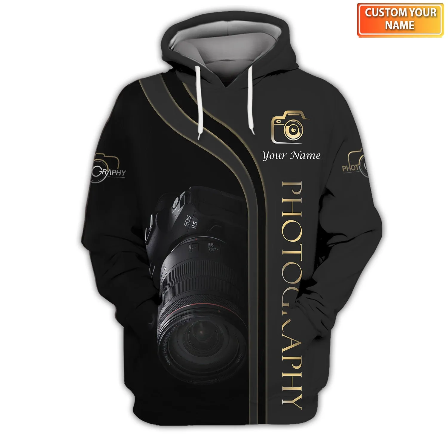 R5 Camera 3D Shirts Photographer Design Photography Shirts