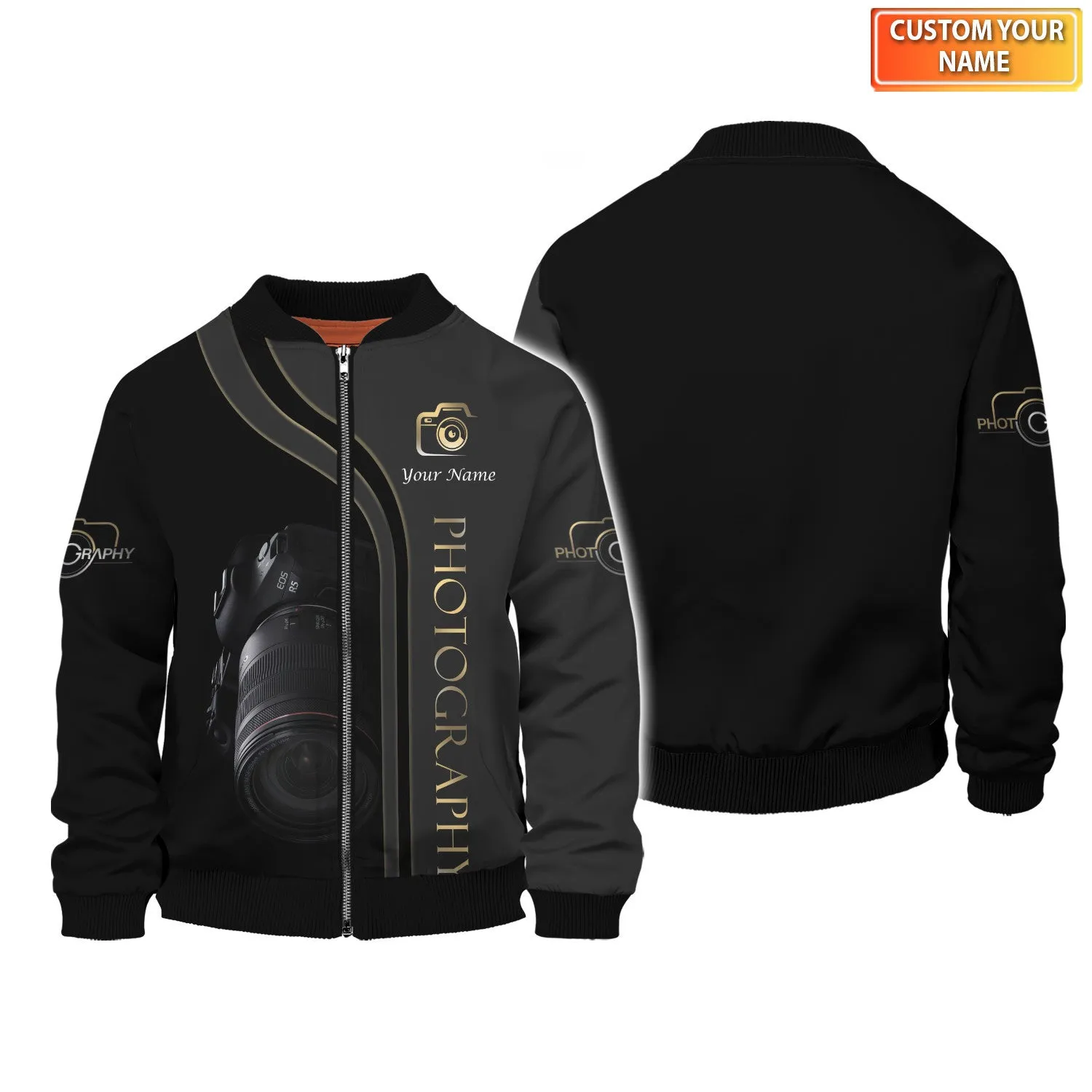 R5 Camera 3D Shirts Photographer Design Photography Shirts