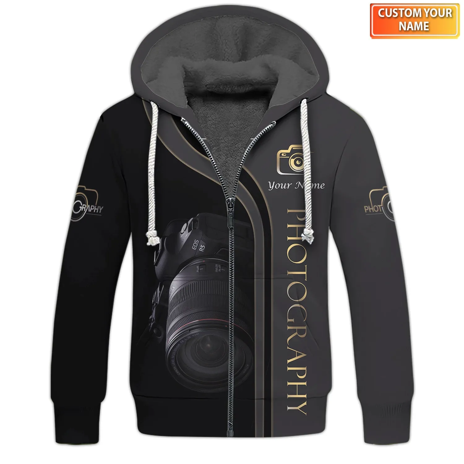 R5 Camera 3D Shirts Photographer Design Photography Shirts