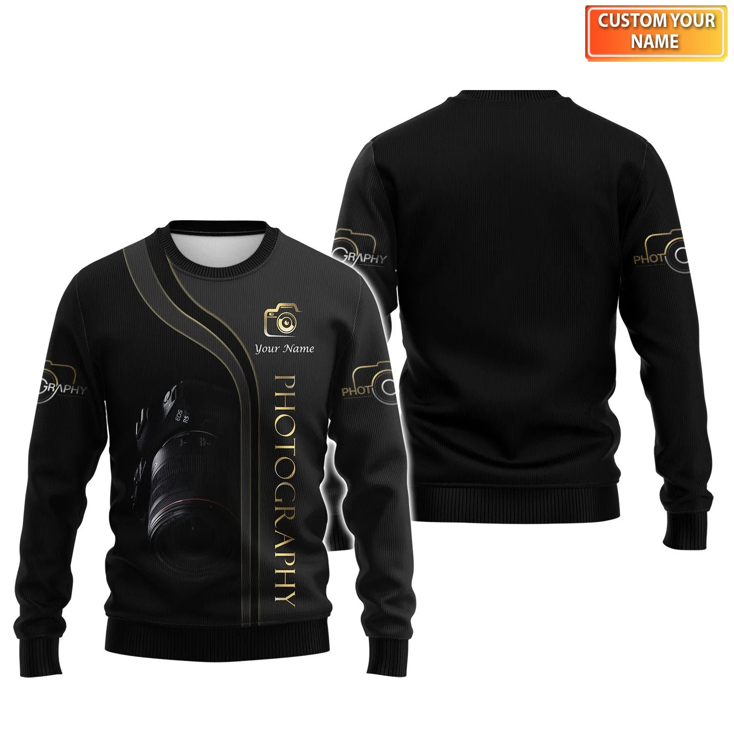 R5 Camera 3D Shirts Photographer Design Photography Shirts