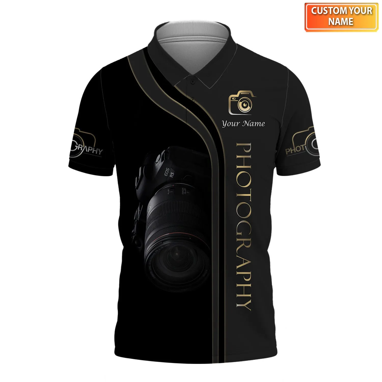R5 Camera 3D Shirts Photographer Design Photography Shirts