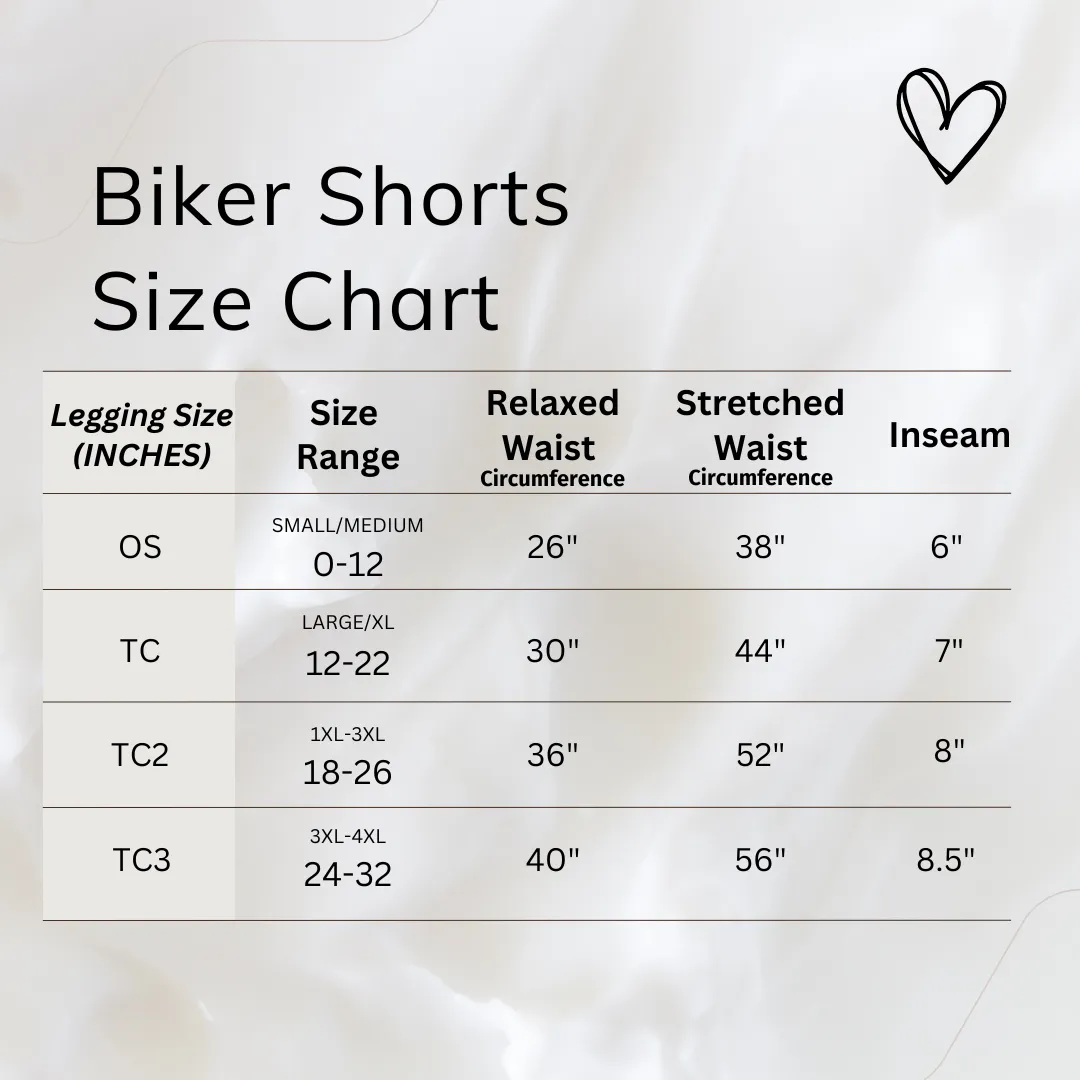 Rainbow Bow Biker Shorts w/ Pockets