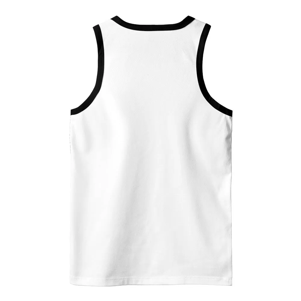 Rasta Tank Tops - Lion of Judah White