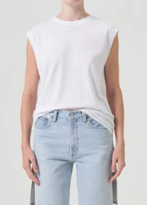 Raya Muscle Tee - White