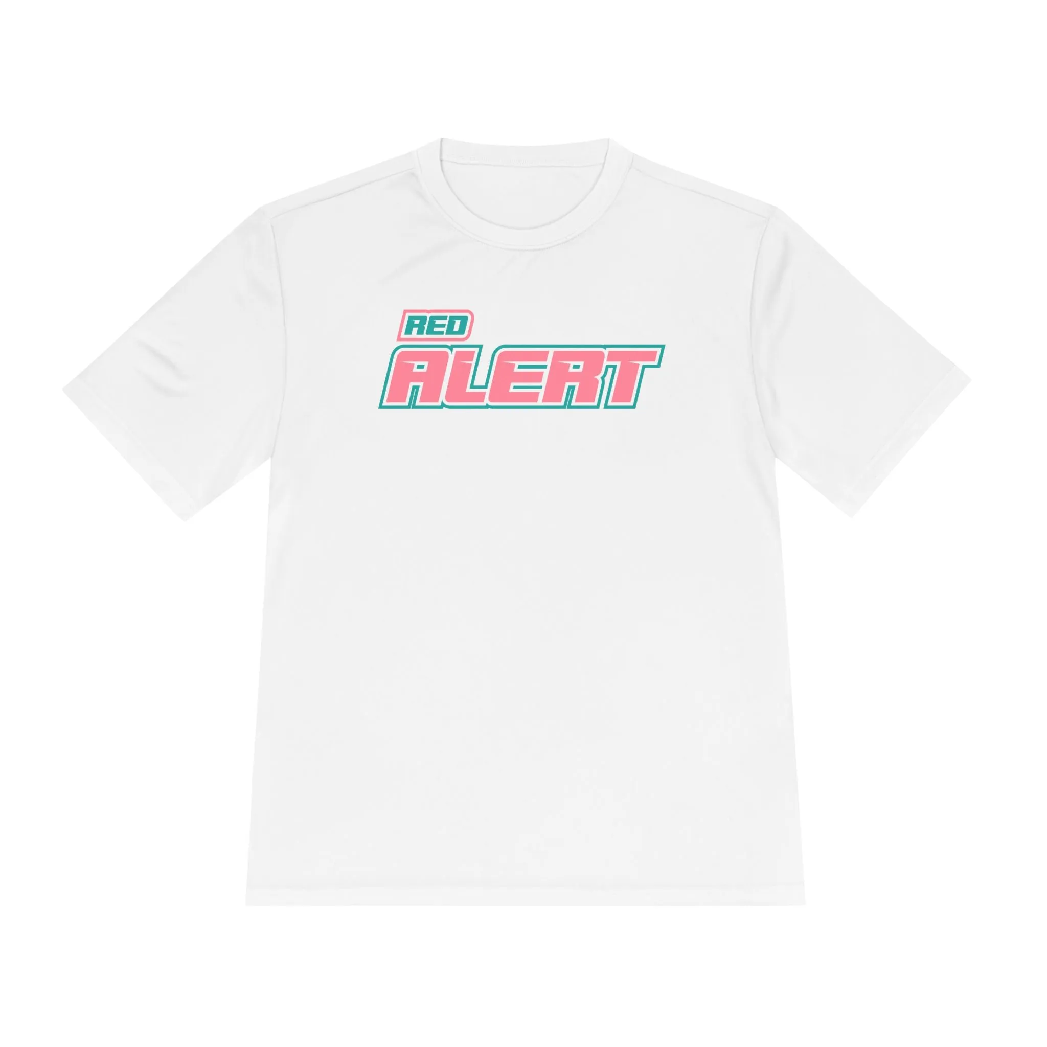 Red Alert - Pink Block Logo Unisex Moisture Wicking Tee
