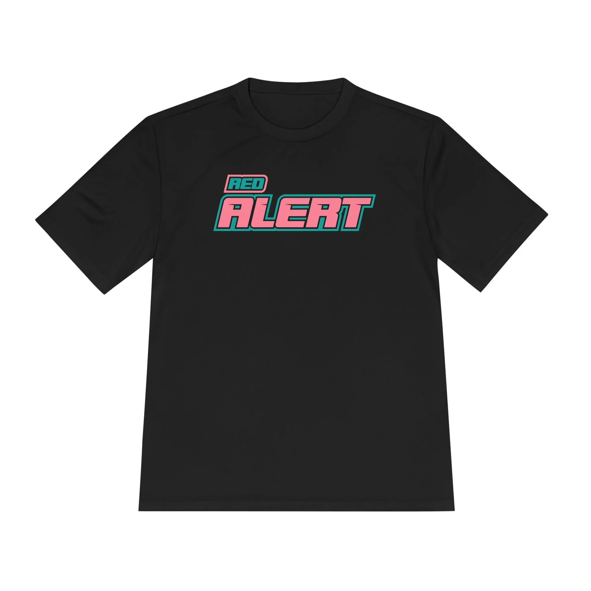 Red Alert - Pink Block Logo Unisex Moisture Wicking Tee