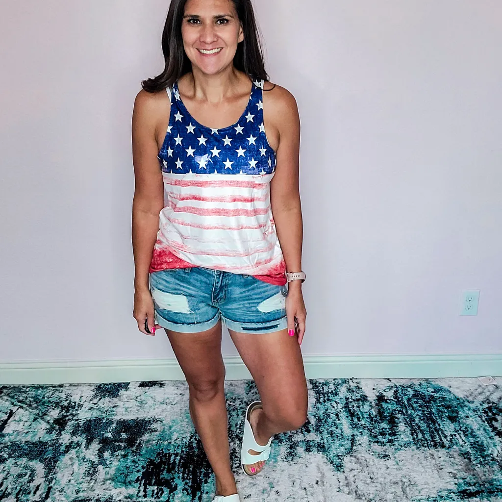 Red, white, and Blue