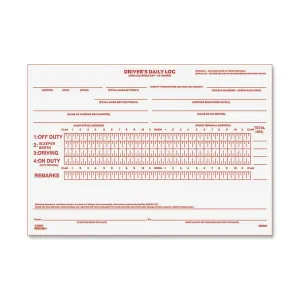 Rediform Driver's Daily Log Book