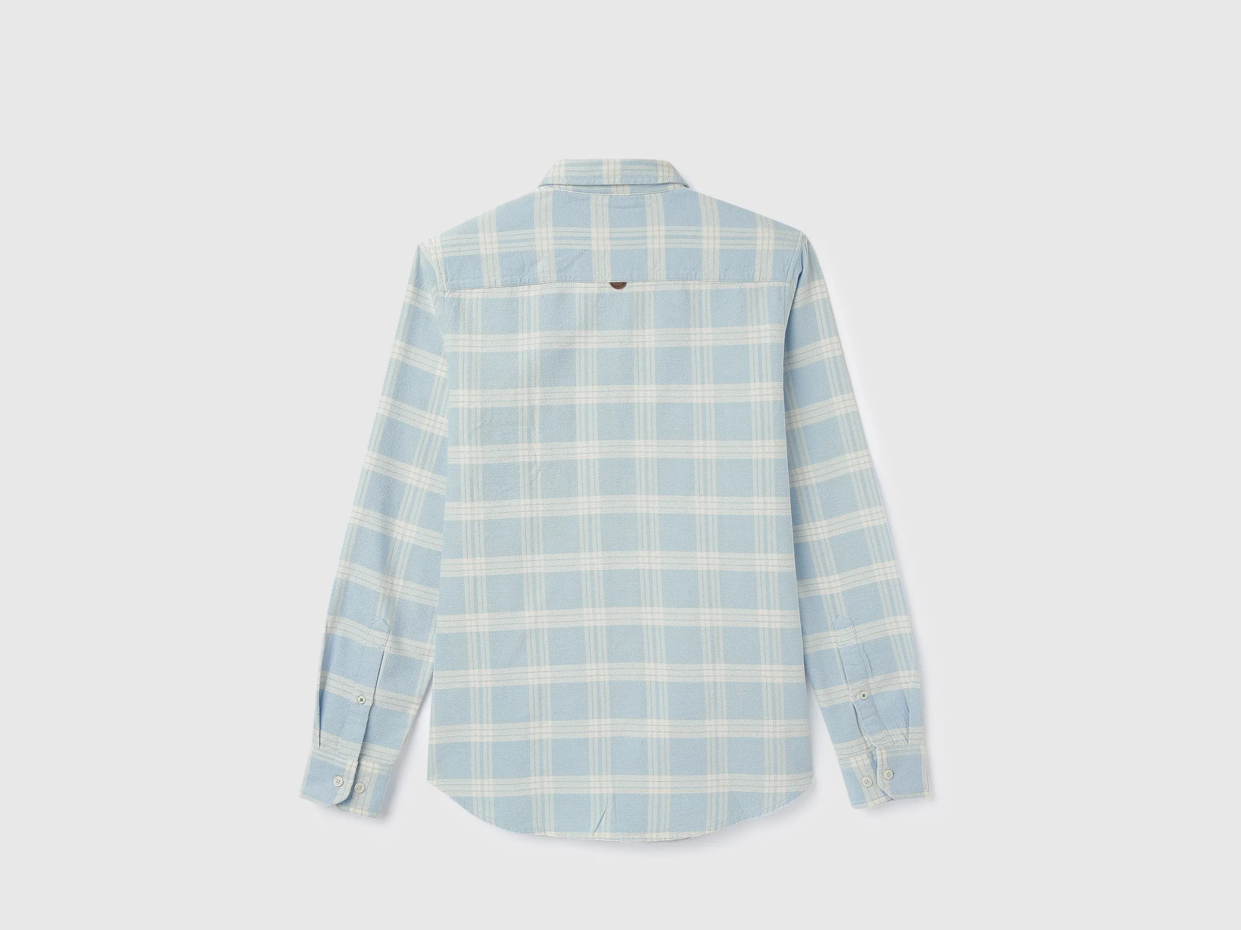 Regular Fit Spread Collar Checkered Shirts