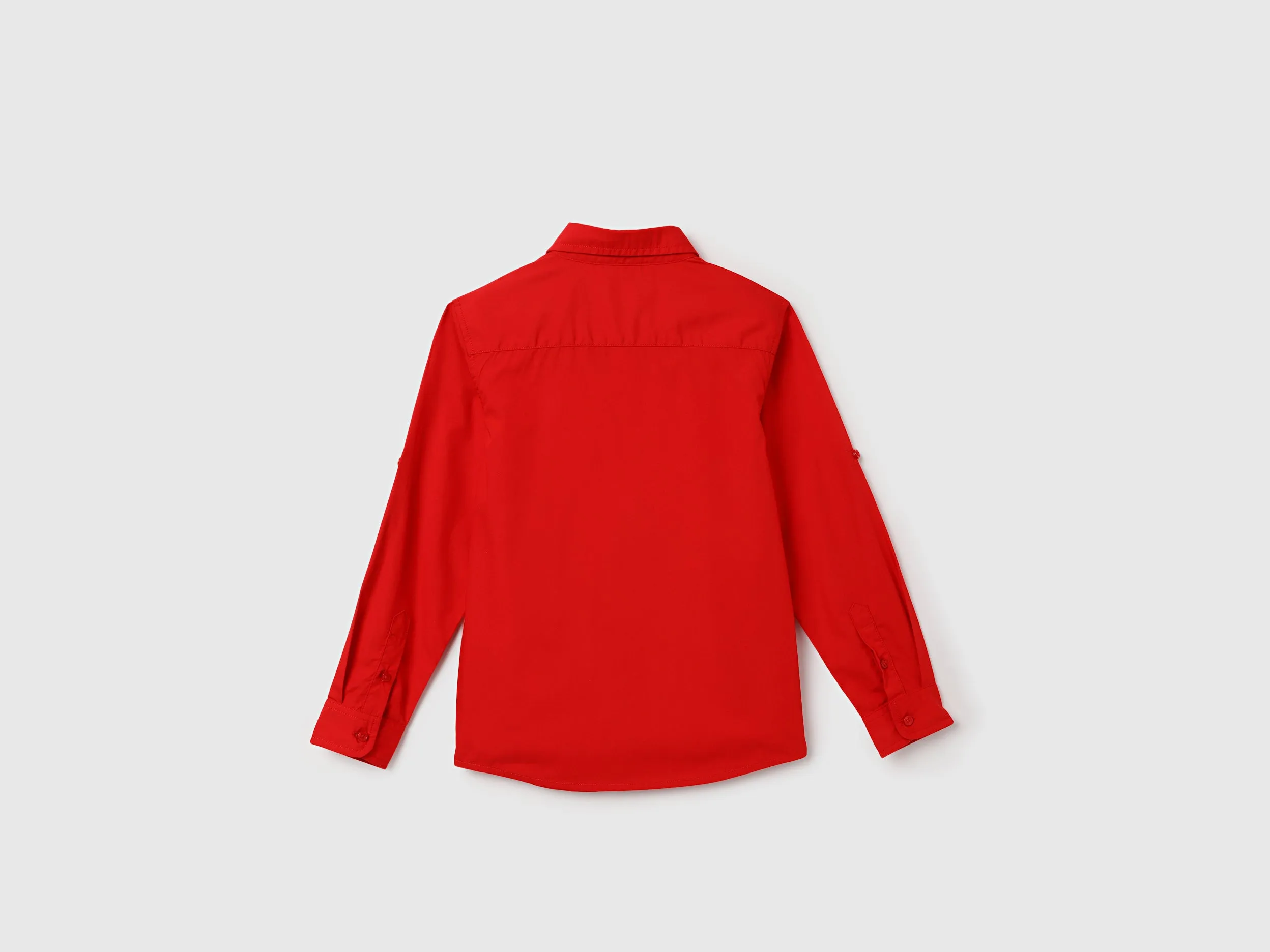 Regular Fit Spread Collar Solid Shirts