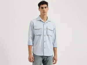 Regular Fit Spread Collar Solid Shirts