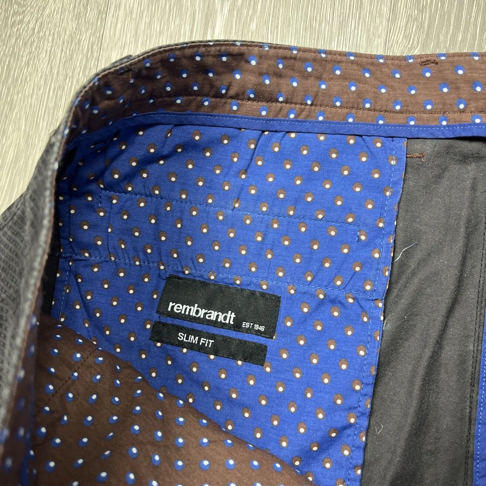 Rembrandt Mens Slim Chinos Size 38R