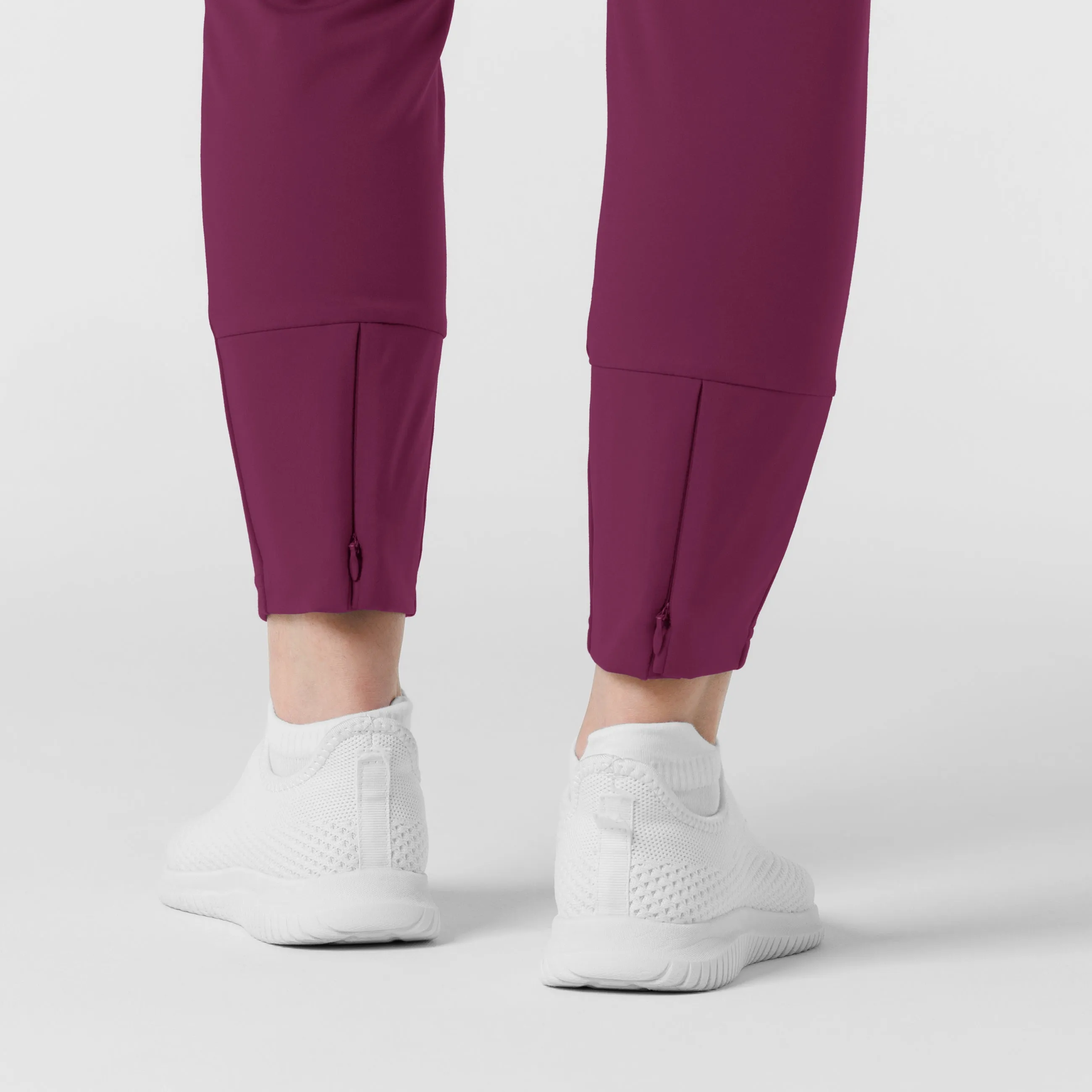 RENEW 5259 Knit Track Scrub Pants Wine