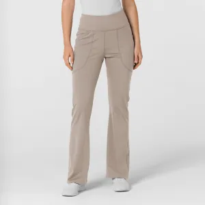 RENEW 5459 Knit Flare Yoga Scrub Pants Haze