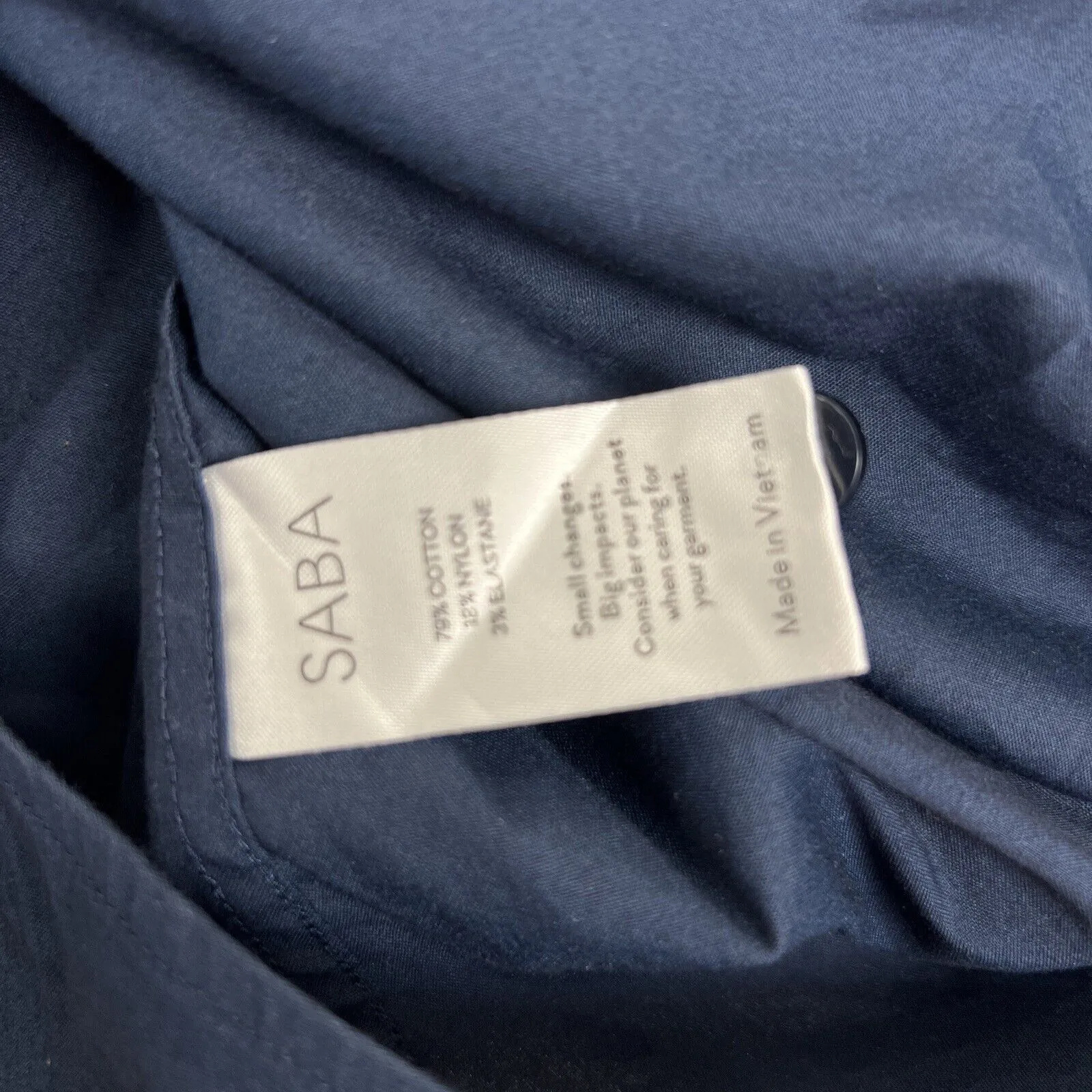 SABA Mens Blue Long Sleeve Button Up Shirt Size Large (2 Shirts)