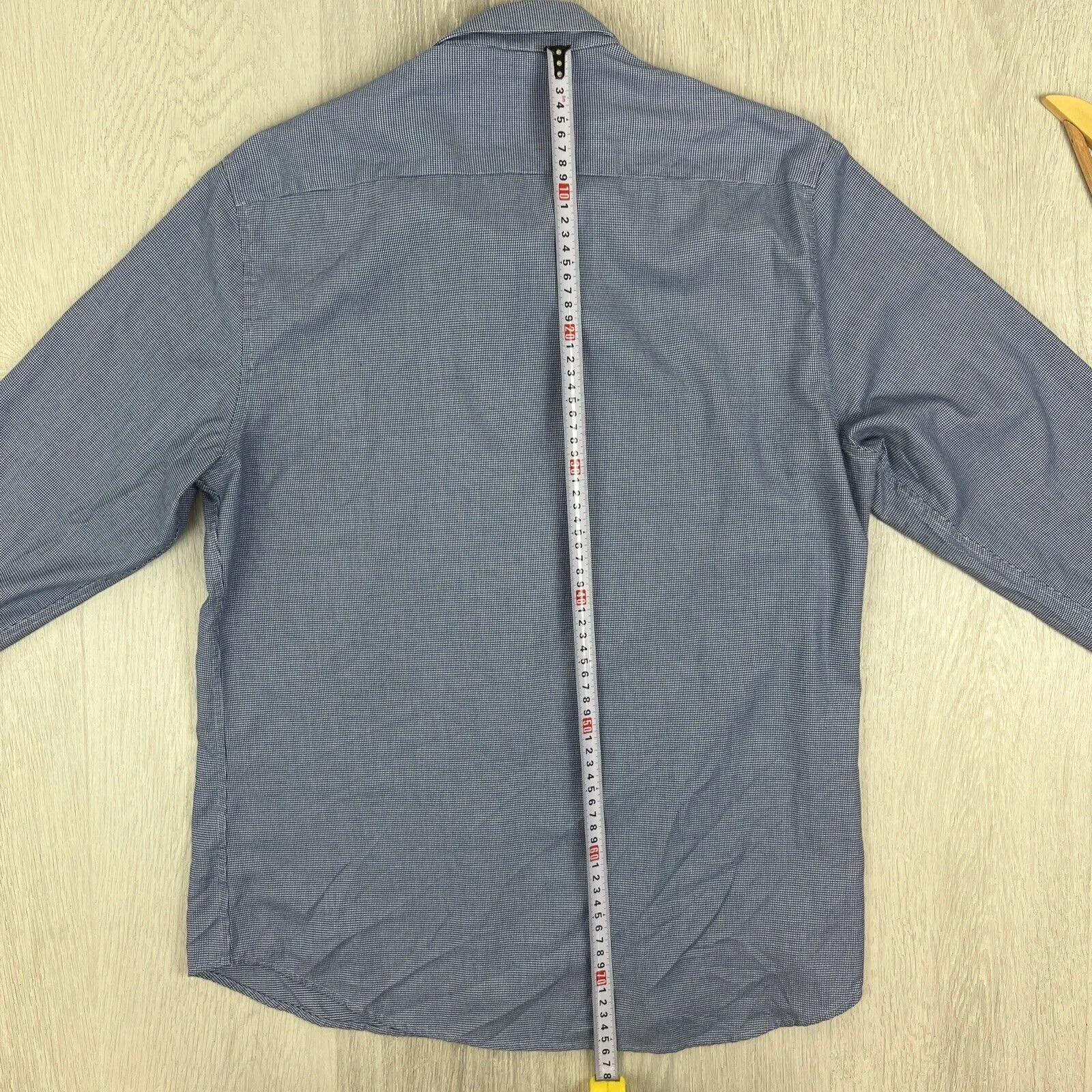 SABA Mens Blue Long Sleeve Button Up Shirt Size Large (2 Shirts)