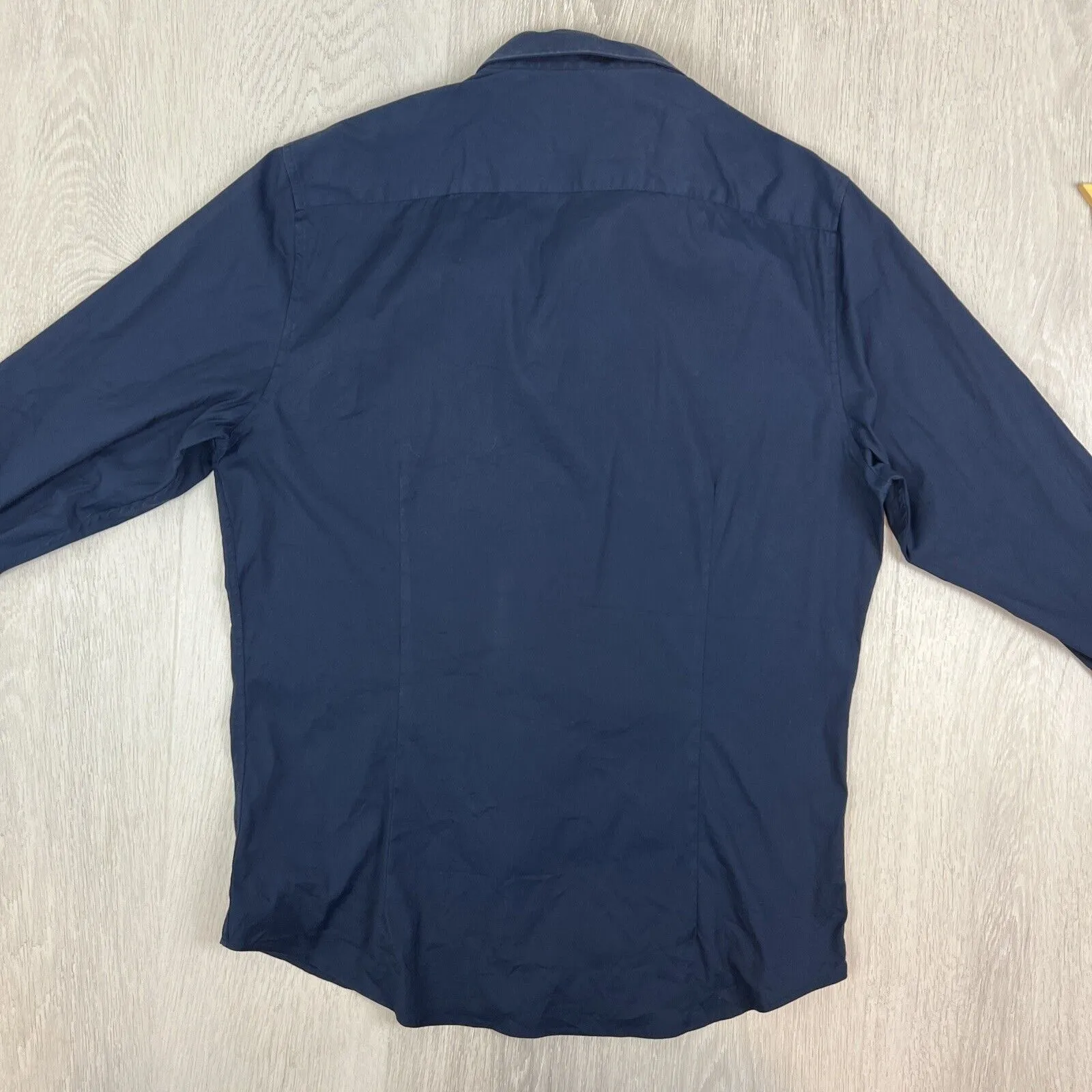 SABA Mens Blue Long Sleeve Button Up Shirt Size Large (2 Shirts)
