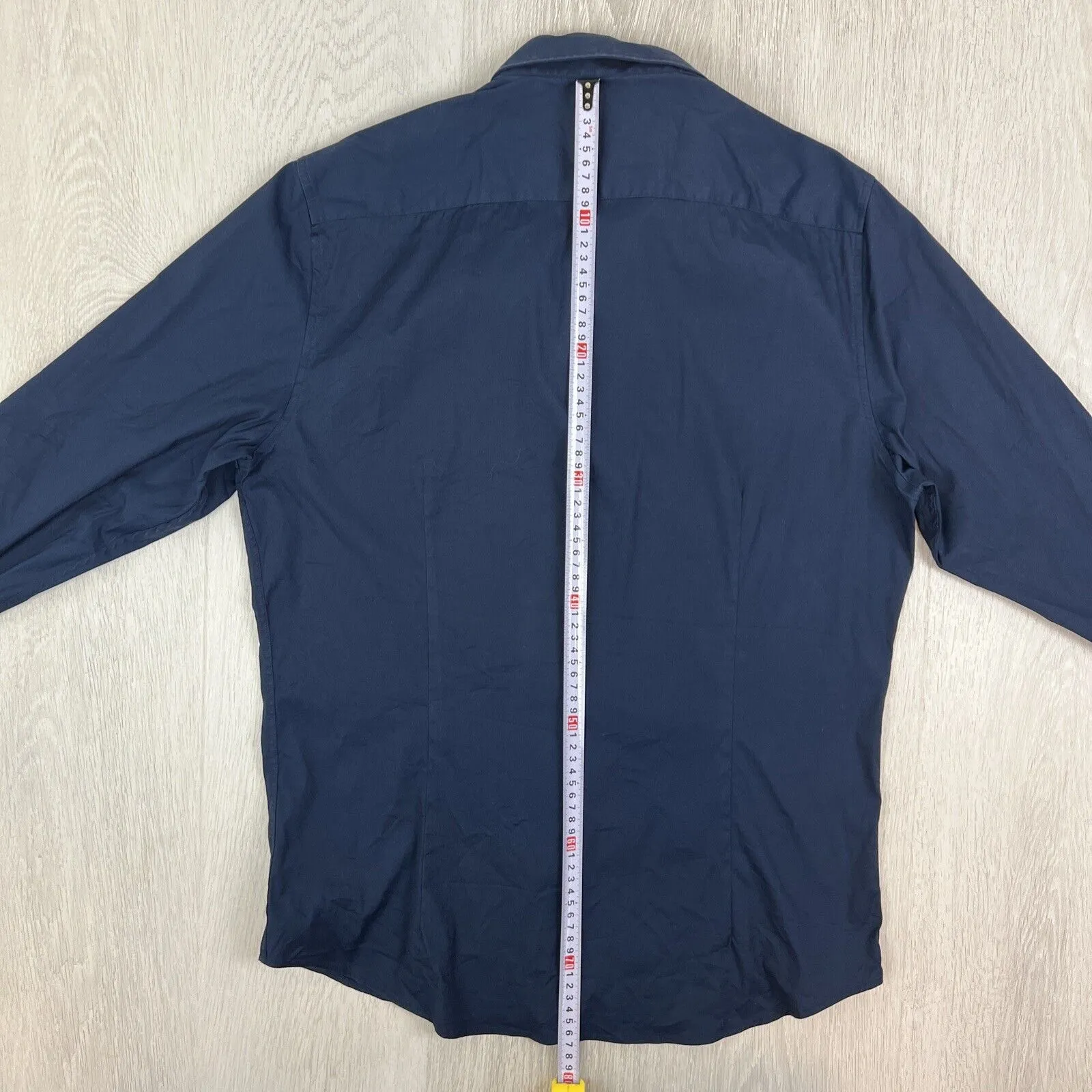 SABA Mens Blue Long Sleeve Button Up Shirt Size Large (2 Shirts)