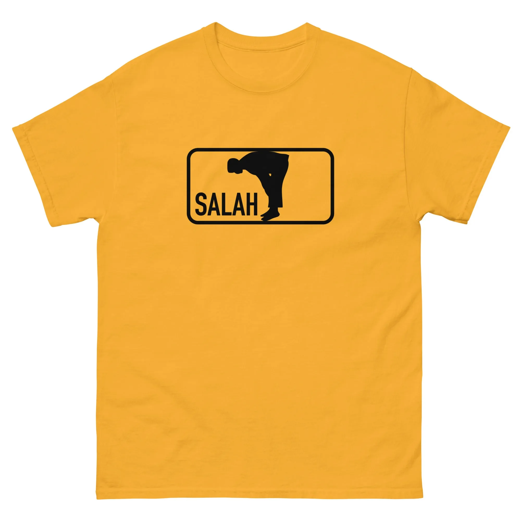 Salah Classic Black Logo Cotton T-Shirt (Multiple Colors) v1