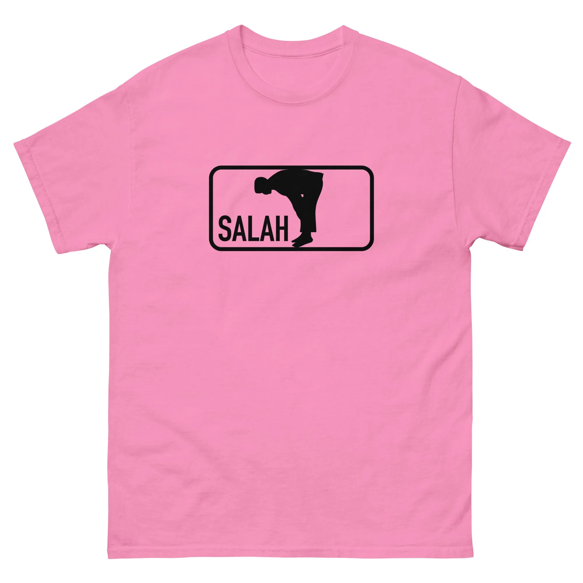 Salah Classic Black Logo Cotton T-Shirt (Multiple Colors) v1