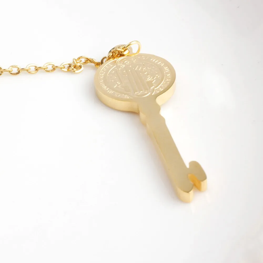 San Benito Holy Key Necklace & Earring