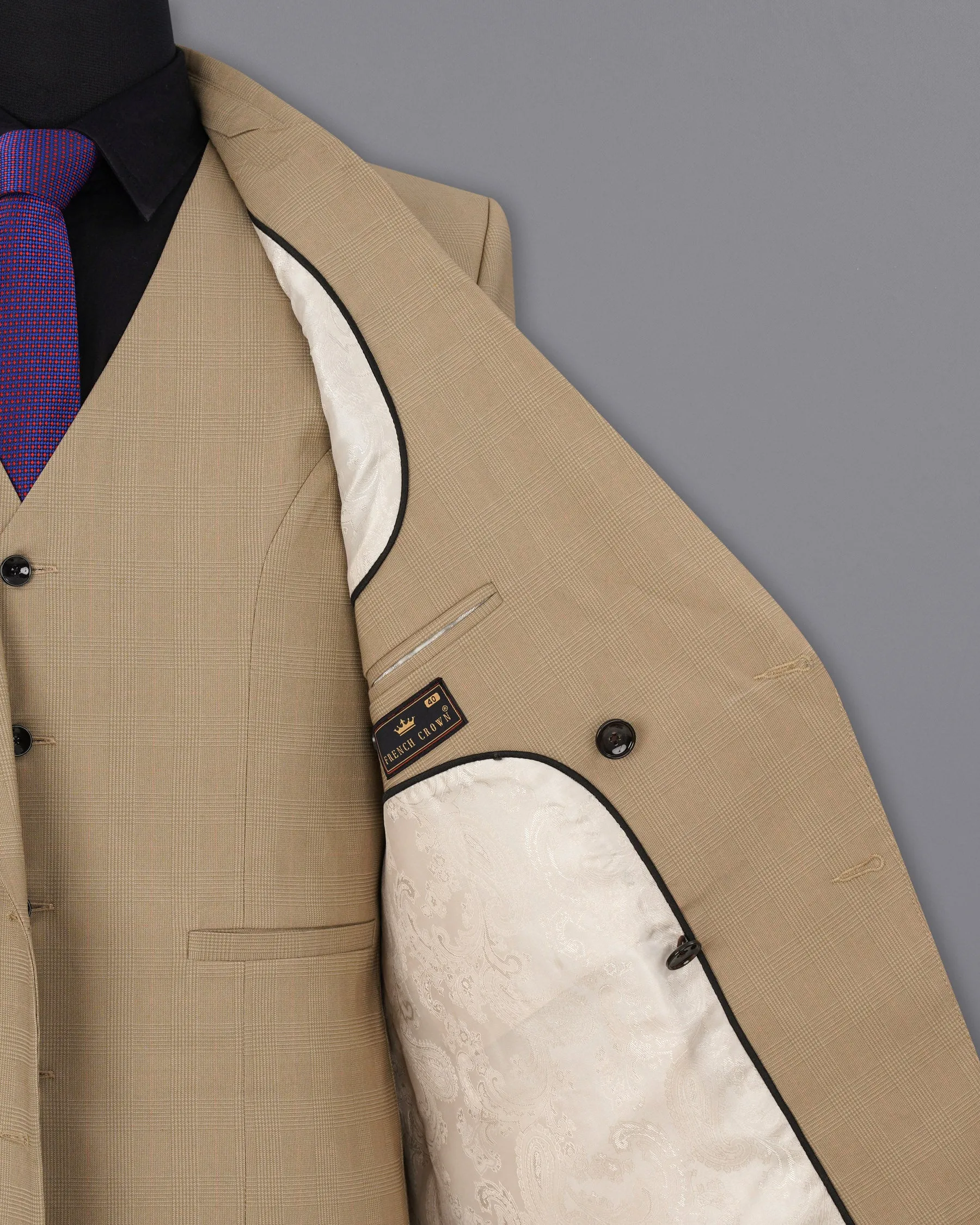 Sandrift Brown Double Breasted Blazer