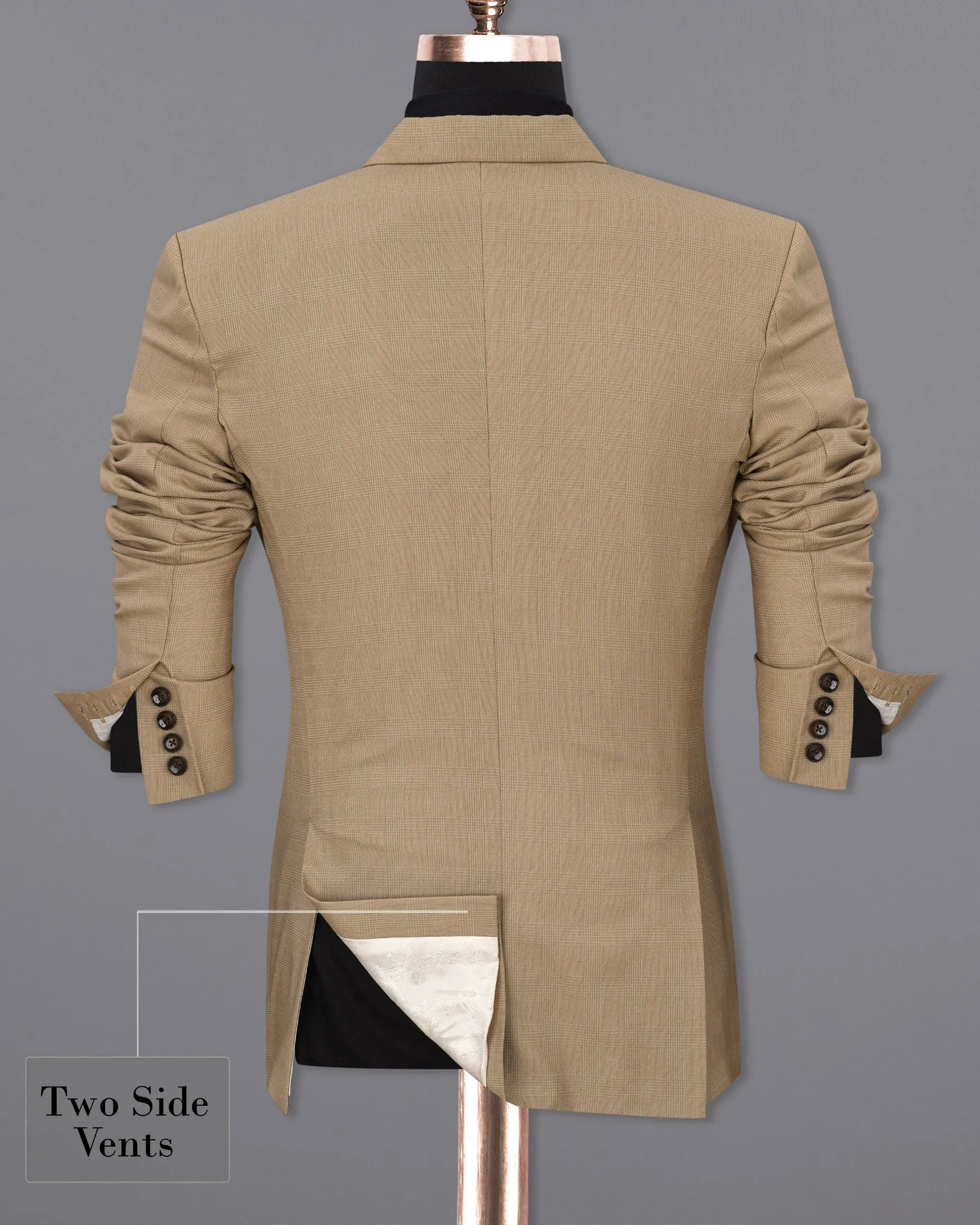 Sandrift Brown Double Breasted Blazer