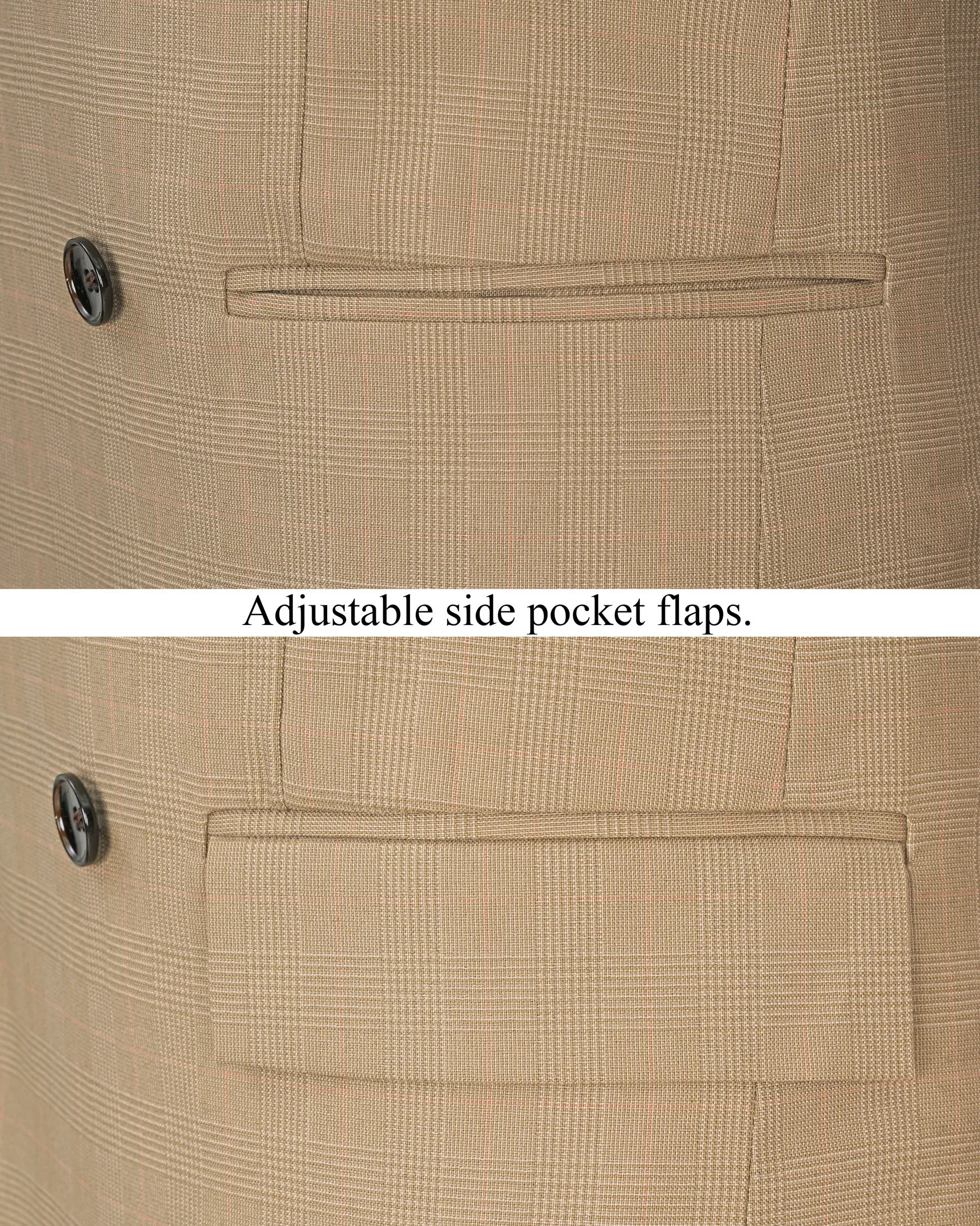 Sandrift Brown Double Breasted Blazer