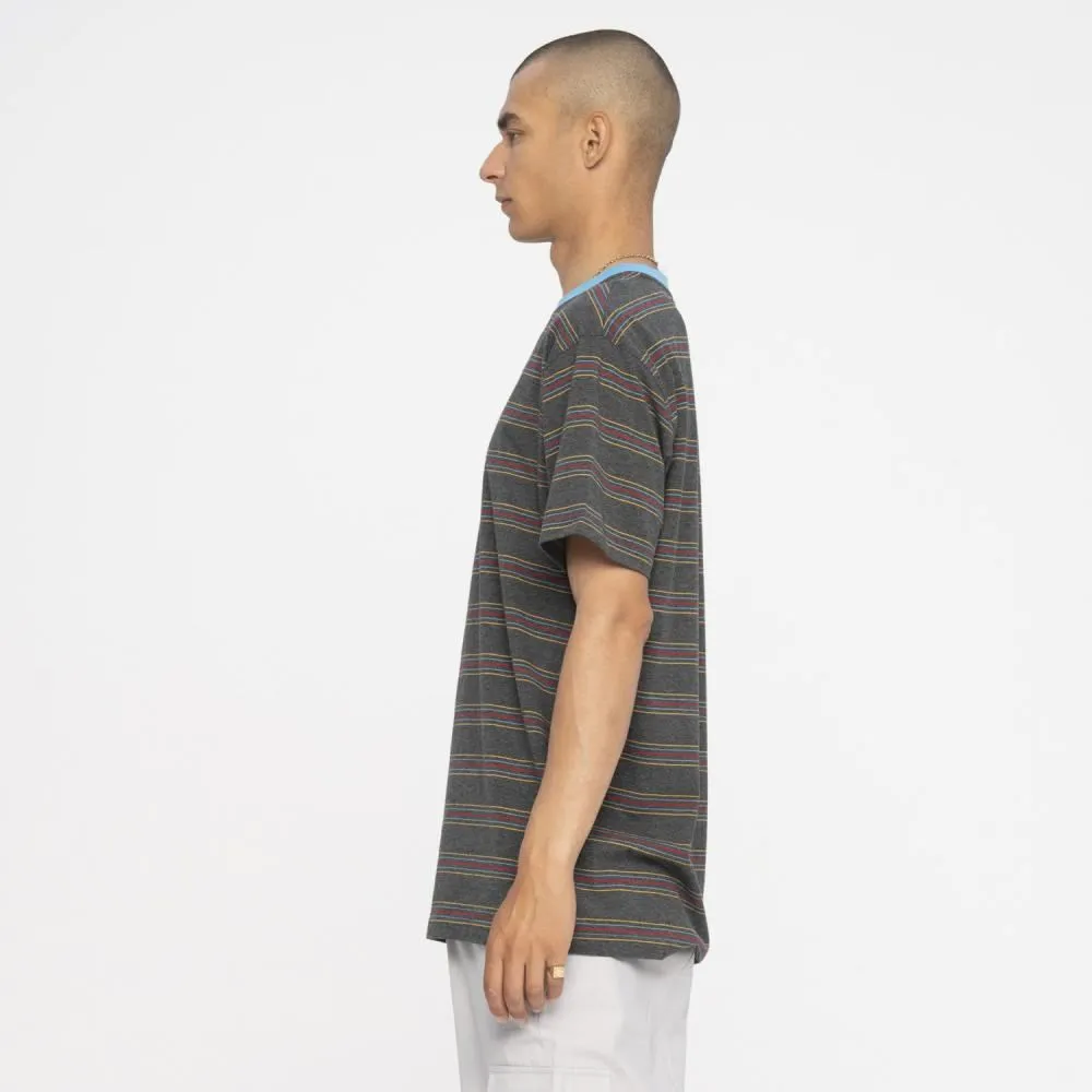Santa Cruz Custom T-Shirt Classic Strip Stripe T-Shirt - Washed Black Stripe
