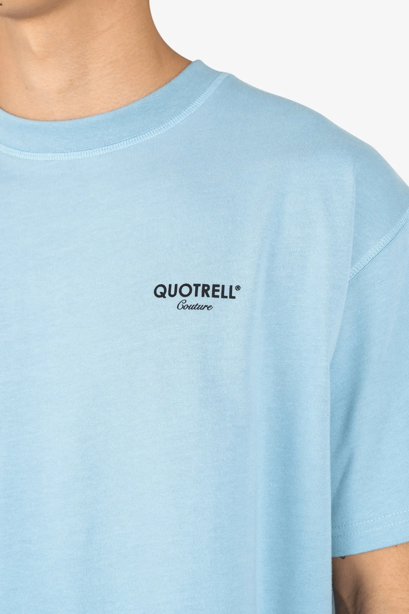 SARASOTA T-SHIRT | LIGHT BLUE/BLACK